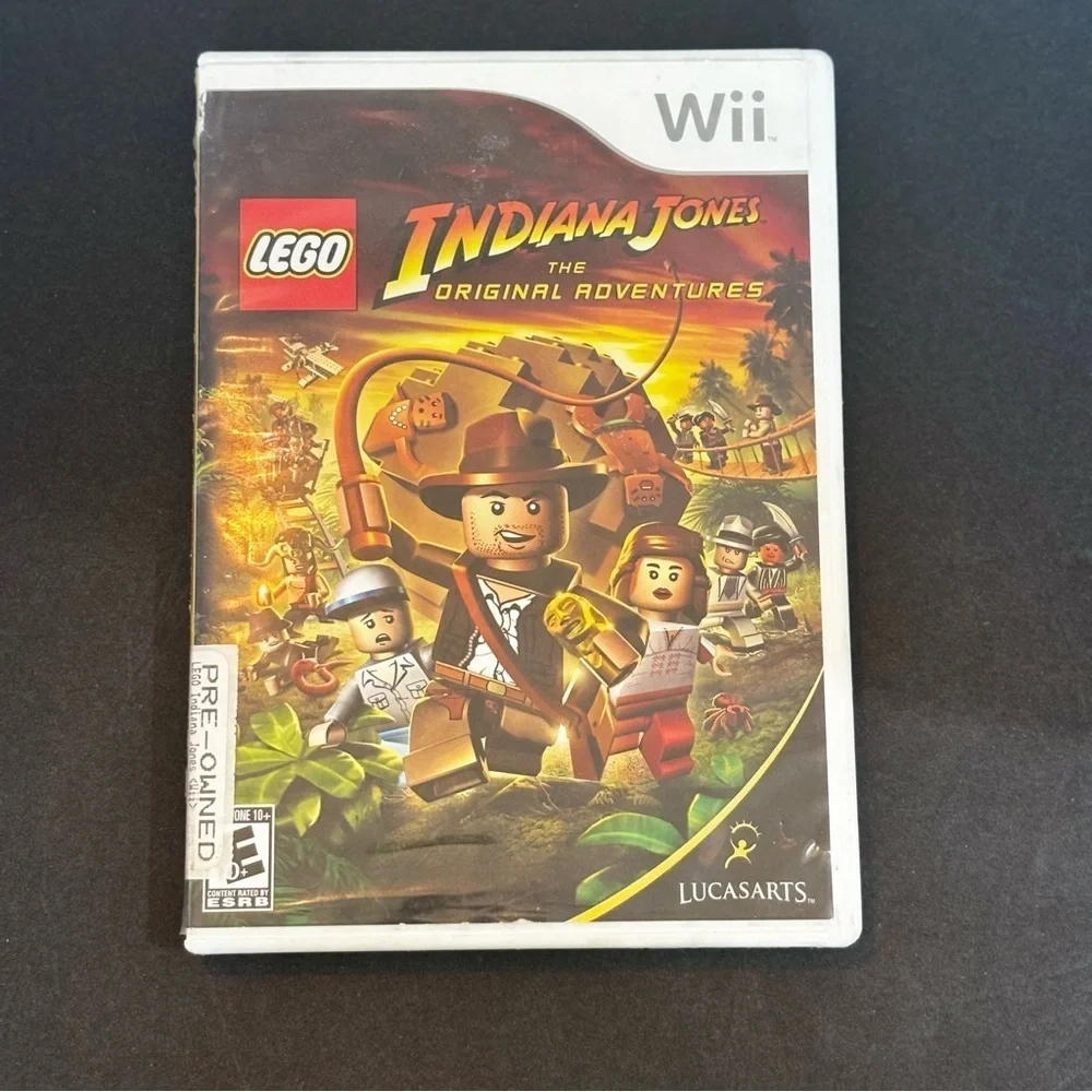 LEGO Indiana Jones: The Original Adventures (Nintendo Wii, 2008 w/ Manual)